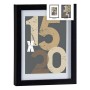 Photo frame Gift Decor Black Glass MDF Wood 18 x 24 cm (6 Units)