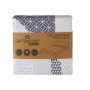 Reversible Bedspread Gift Decor Blue White Grey 180 x 260 cm 260 x 0,3 x 180 cm Hexagonal (6 Units)