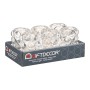 Candleholder Gift Decor Transparent Crystal 8,4 x 12,5 x 8,4 cm Microbeads (12 Units)