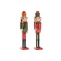Christmas bauble Home ESPRIT Multicolour Nutcracker Elf 11 x 10 x 54 cm (2 Units)