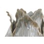 Vase Home ESPRIT Cream Ceramic Leaf of a plant 19 x 19 x 33 cm