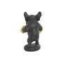 Figurine Décorative Home ESPRIT Doré Gris foncé Chien 25 x 16 x 25 cm (2 Unités)