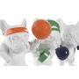 Figurine Décorative Home ESPRIT Blanc Multicouleur Chien 17 x 13,5 x 24 cm (3 Unités)