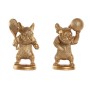 Figurine Décorative Home ESPRIT Doré Chien 16,5 X 13 X 27 CM (2 Unités)