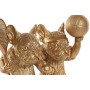 Figurine Décorative Home ESPRIT Doré Chien 16,5 X 13 X 27 CM (2 Unités)