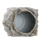 Vase Home ESPRIT Crème Céramique Feuille d'une plante 22 x 22 x 19 cm