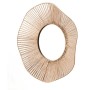 Miroir mural Gift Decor Naturel Ondes 59 x 11 x 59 cm (4 Unités)