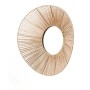 Miroir mural Gift Decor Naturel Oblongue 62 x 15 x 57 cm (4 Unités)