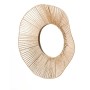 Miroir mural Gift Decor Naturel Ondes 52 x 9 x 51 cm (4 Unités)