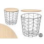 Table d'appoint Gift Decor Marron Noir 39,5 x 37 x 39,5 cm (6 Unités)