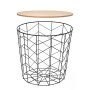 Table d'appoint Gift Decor Marron Noir 44,5 x 53,5 x 44,5 cm (6 Unités)