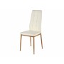 Chaise de Salle à Manger Gift Decor Blanc Bois Polyuréthane Fer 42 x 51 x 97 cm (4 Unités)