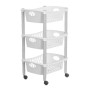 Chariot à légumes Stefanplast Blanc Plastique 40 x 29,5 x 68,5 cm (6 Unités)