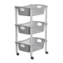 Chariot à légumes Stefanplast Gris Plastique 40 x 29,5 x 68,5 cm (6 Unités)