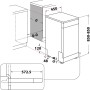 Lave-vaisselle Whirlpool Corporation WSFO3023PFX Acier 45 cm