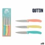 Jeu de couteaux d'éplucheur Quttin Basic Multicouleur Acier inoxydable 9 cm 3 Pièces (18 Unités)