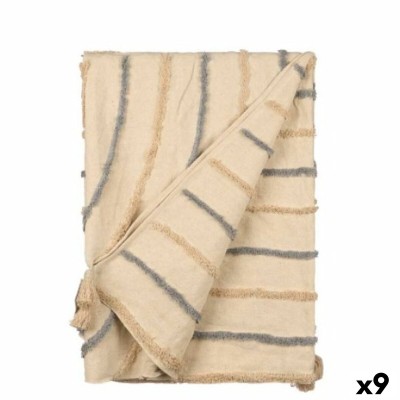 Couvre-lit Gift Decor Gris 220 x 150 cm Rayures (9 Unités)