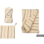 Couvre-lit Gift Decor Gris 220 x 150 cm Rayures (9 Unités)