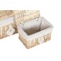 Boîte Décorative Home ESPRIT Naturel osier Boho (2 Pièces)