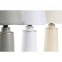 Lampe de bureau DKD Home Decor Gris Beige Blanc Grès 220 V 40 W (16 x 16 x 30 cm) (3 Unités)