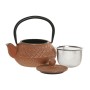 Teapot Home ESPRIT Yellow Blue Orange Stainless steel Iron 300 ml (3 Units)