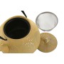 Théière Home ESPRIT Jaune Turquoise Acier inoxydable Fer 1,2 L (2 Unités)