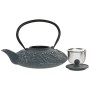 Teapot Home ESPRIT Blue White Stainless steel Iron 800 ml (2 Units)