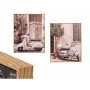 Toile Gift Decor Bleu Vert Gris Vespa 40 x 3 x 50 cm (6 Unités)
