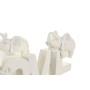 Figurine Décorative Home ESPRIT Blanc Oriental 25 X 5 X 13 CM (2 Unités)
