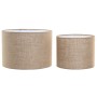 Écran de lampe Home ESPRIT Marron Clair Jute Métal 40 x 40 x 28 cm (2 Unités)