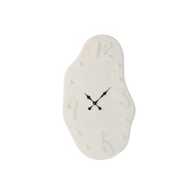 Horloge Murale Home ESPRIT Blanc Bois MDF Scandi 60 x 4 x 100 cm