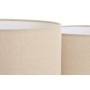Lamp Shade Home ESPRIT Beige Linen Metal Urban 40 x 40 x 28 cm (3 Pieces)