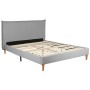 Lit Home ESPRIT Gris clair 177 X 219 X 108 CM