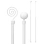 Tringle à Rideau Gift Decor Extensible 160-320 cm (24 Unités)