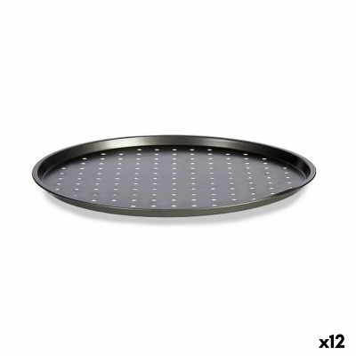Moule à pizza Kinvara Gris Acier au carbone 33 x 1 x 33 cm (12 Unités)