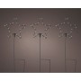 Set de piquets LED de jardin Lumineo Noël Etoiles Ø 15 x 42,5 cm MicroLED 3 Pièces