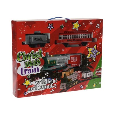 Classic Electric Train Lifetime Train Christmas Sound Lights (23 Pieces)