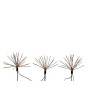 Set de piquets LED de jardin Lumineo Feux d’artifice Noël MicroLED 3 Pièces