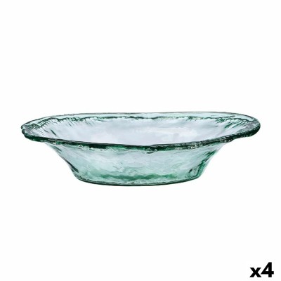 Centerpiece Gift Decor Transparent 42 x 9 x 29,5 cm (4 Units)