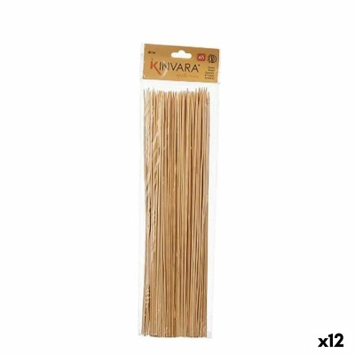 Baguettes en Bambou Kinvara Naturel 30 cm 85 Pièces (12 Unités)