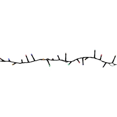 Guirlande lumineuse LED Lifetime Multicouleur 20 m Solaire