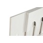 Décoration murale Home ESPRIT Blanc Scandi 80 x 6,5 x 80 cm