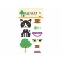 Magnets Magnet & Steel Multicolour Cat 8 Pieces