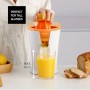 Centrifugeuse électrique Taurus CITRUS UP Blanc Orange 200 ml