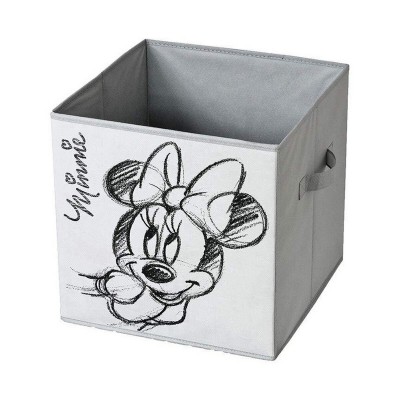 Bucket container Domopak Living Minnie Light grey Cloth 32 x 32 x 32 cm