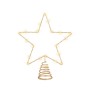 Christmas star Lumineo Golden Metal 27 x 22 x 5 cm