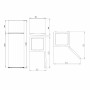 Réfrigérateur Combiné Aspes AF145503E   143 206 L Blanc