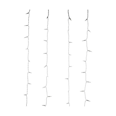 LED Curtain Lights H&S 2,7 W Warm light Soft green 5 m 2 x 1 m 1 x 2 m Yellow
