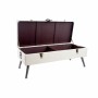 Bench DKD Home Decor   Beige Metal MDF Wood 30 x 40 cm 101 x 42 x 43 cm