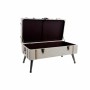 Banquette DKD Home Decor   Marron Noir Beige Bois Bois MDF 82 x 42 x 43 cm